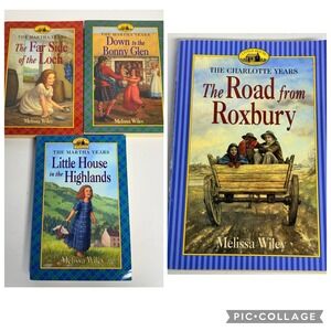 4 Melissa Wiley LITTLE HOUSE Prequels CHARLOTTE MARTHA Years Unabridged OOP